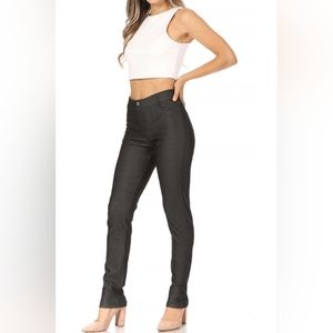 Moa Collection  Women's Denim Black Jeggings
